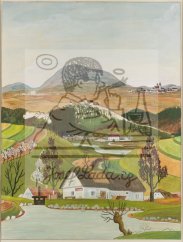 Triptych s českou krajinou, střední část 1. pol. 30. let