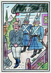 O ševci Matoušovi a jeho přátelích - Štandáři vedou Matouše 1938