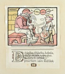 Moje abeceda - Dědečku, dědečku koleda 1923