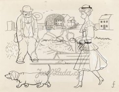 Šibeničky - Slečna jde s psíkem 1919