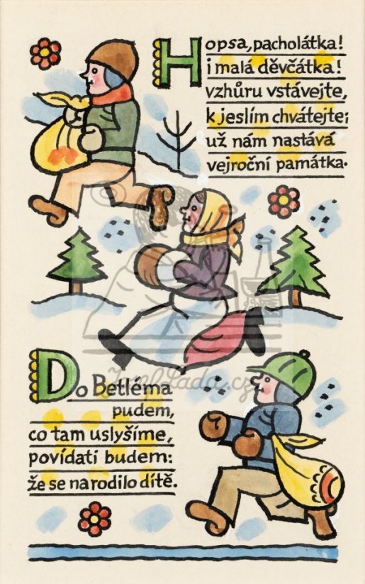 Hopsa, pacholátka! Do Betléma pudem 1929