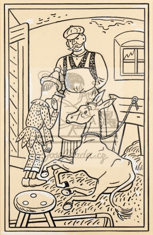 Otesánek - Oslík Knůtek 1940