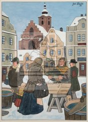 Vánoční kapr 1955