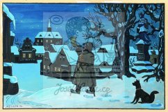 Štědrovečerní noc (Ponocný troubí) 1936