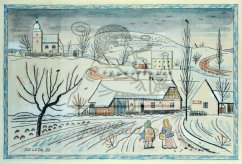 Vrány letí (Vesnice v zimě) 1933