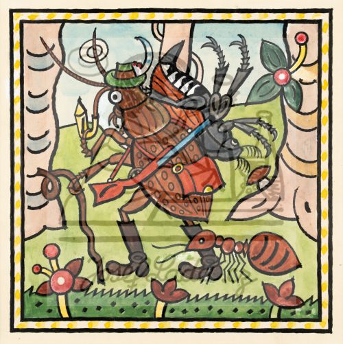 Ladovy veselé učebnice: Brouci a hmyz - Střevlík 1932