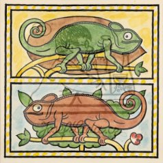 Ladovy veselé učebnice: Obojživelníci, ryby a plazi - Chameleon 1932