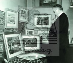 Se svými obrazy, únor 1947