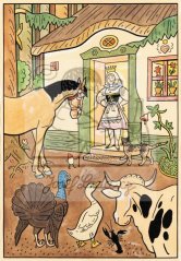 Nezbedné pohádky - kapitola O chudém královstvíčku: Jak šlo vejce na vandr 1946