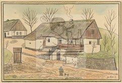 Novákova chalupa v Hrusicích č. 12 1934