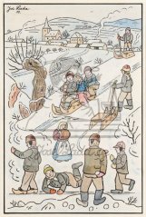 Vzpomínky z dětství - kapitola Knihařem!: Zimní radovánky 1953