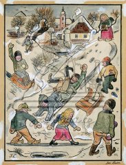 Zimní zábavy venkovské mládeže, kolem 1920