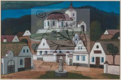 Náves v měsíčním světle 1950