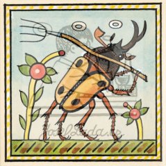 Ladovy veselé učebnice: Brouci a hmyz - Vidlonos 1932