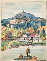 Triptych s českou krajinou - střední část, kolem 1930