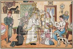 Mikuláš, anděl a čert 1940