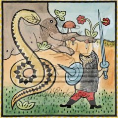 Ladovy veselé učebnice: Savci - Ježek 1925