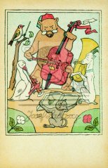 Pohlednice Emporium - Medvěd tvrdí basu 1917