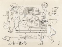 Šibeničky - Slečna jde s psíkem 1919
