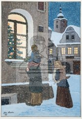 Okno se stromkem 1945