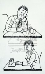 Jaroslav Hašek a Josef Lada 1936