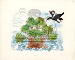 Zlatý vrch - Vyrostl z vody veliký rozsáhlý dub 1961