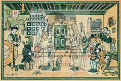 Mikuláš, anděl a čert 1933