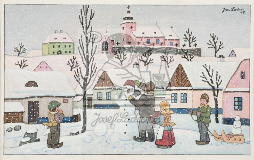 Stavíme sněhuláka 1948
