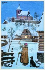 Ponocný se psem 1947