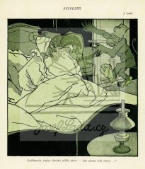 Karikatury - Silvestr 1909