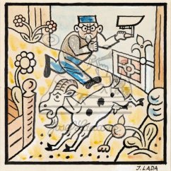 Halekačky naší Kačky - Koza běží uličkou 1932