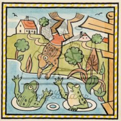 Ladovy veselé učebnice: Obojživelníci, ryby a plazi - Žáby 1932