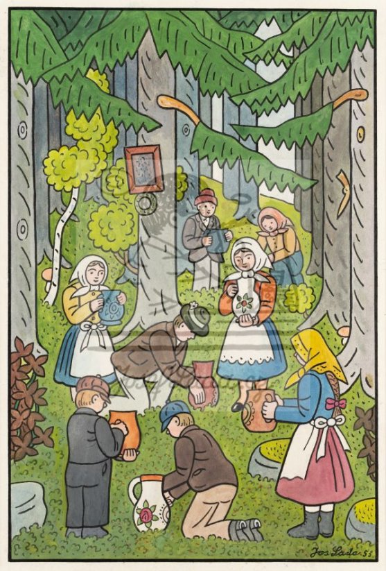 Vzpomínky z dětství - kapitola Od jara do zimy: Sbíráme jahody 1953