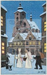 Mikuláš, anděl a čert 1948