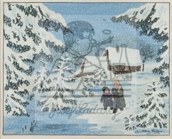 Zima v lese 1954