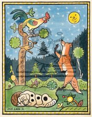 Ezopské bajky - O lišce a kohoutovi 1931