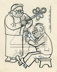 Navlékání jehly, kolem 1922