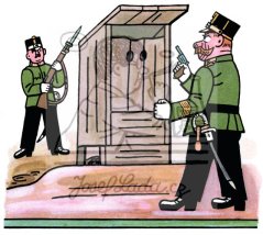 Osudy dobého vojáka Švejka - Švejka střeží na záchodě 1953-4