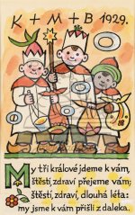 My tři králové jdeme k vám 1929