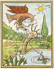 Ezopské bajky - O myšce, žábě a orlu 1931