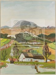 Triptych s českou krajinou, střední část 1. pol. 30. let