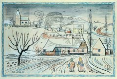 Vrány letí (Vesnice v zimě) 1933