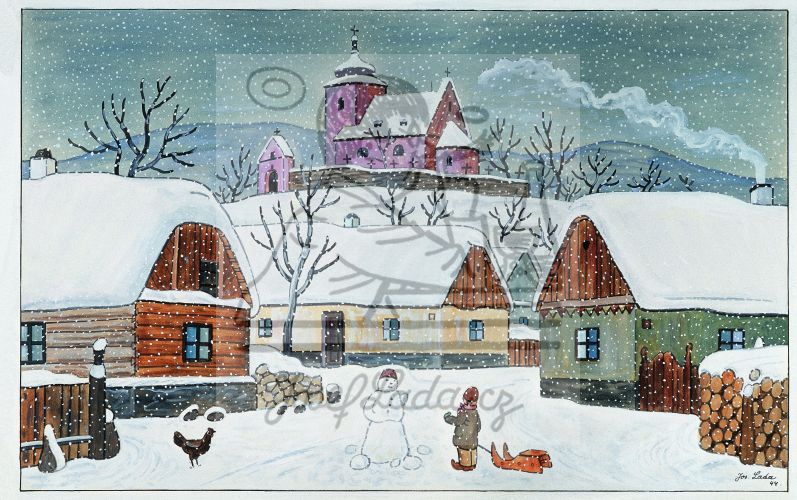Zima (Sněhulák a slepice) 1944