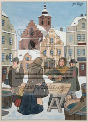 Vánoční kapr 1955