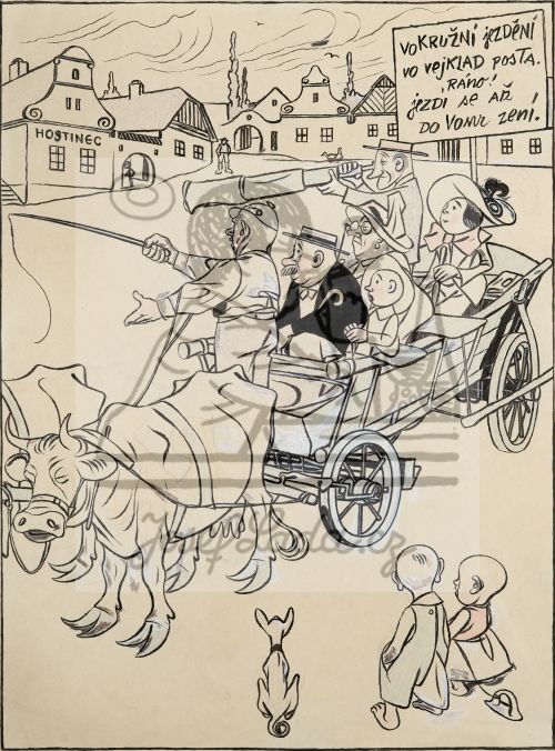 Humoristické listy - Vokružní jezdění