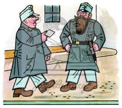 Osudy dobého vojáka Švejka - Švejk se sapérem Vodičkou 1953-4