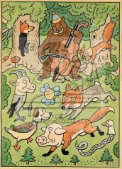 Ladův veselý přírodopis - Lesní ples 1949