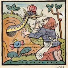 Halekačky naší Kačky - Had leze z díry 1932