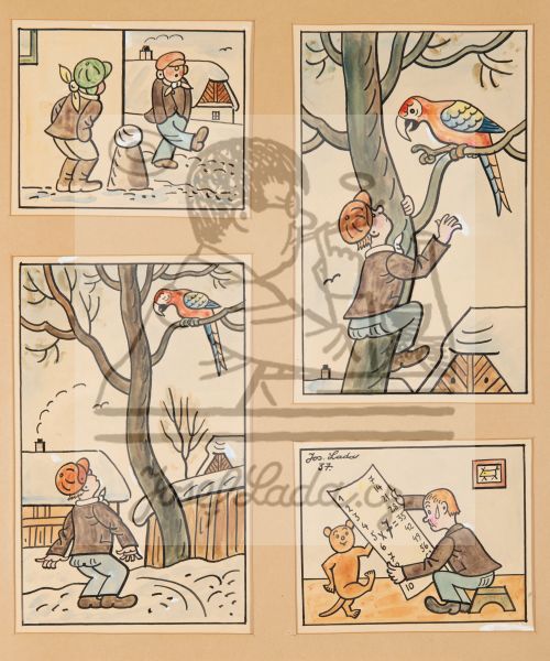 Příběh s papouškem 1937