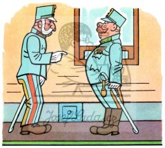 Osudy dobého vojáka Švejka - Generál s hejtmanem Ságnerem 1953-4